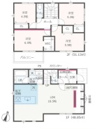 小中学校までは徒歩19分圏内と、お子様にも嬉しい環境です。北小学校・藤塚中学校です。その他スーパーやコンビニ、ドラッグストアまでは徒歩5分圏内と住環境良好です。